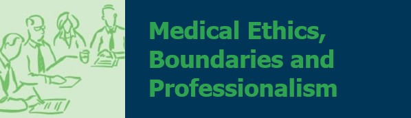 Intensive Course in Medical Ethics, Boundaries and Professionalism Banner
